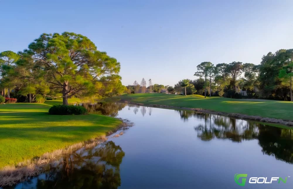 Calusa Lakes Golf Club in Nokomis, Florida — semi-private, 18-hole golf course, designed by Ted McAnlis