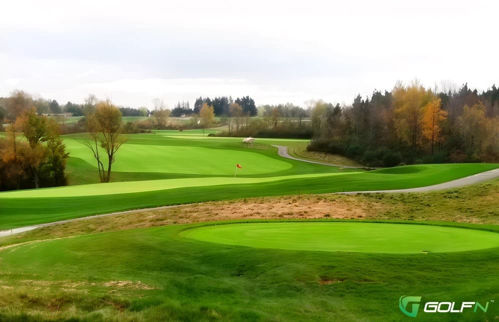 Harvest Hill Golf Center in Orchard Park, New York — public, 18-hole golf course, designed by Dr. Michael Hurdzan (2007)