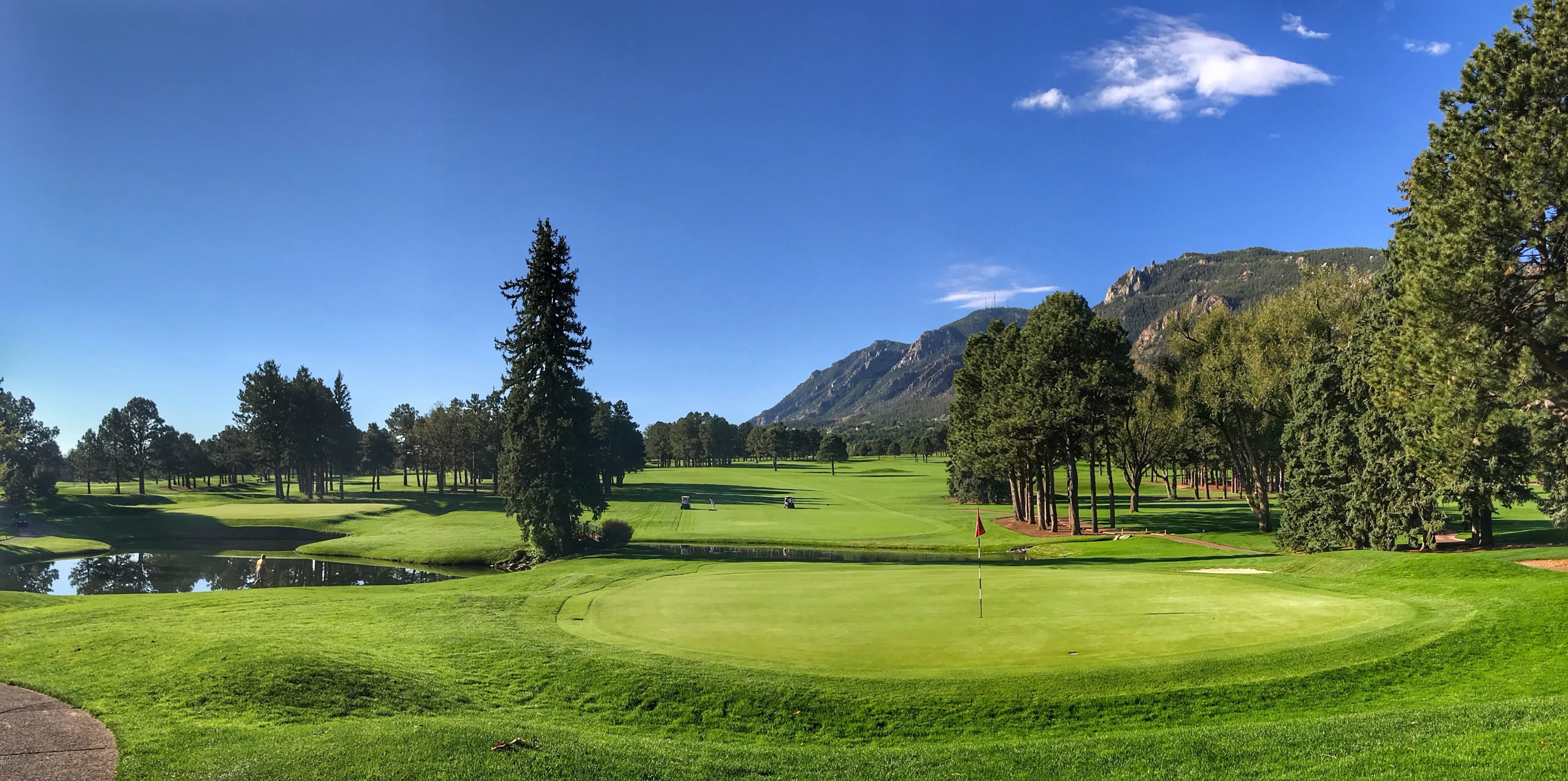 East - Broadmoor Golf Club in Colorado Springs, Colorado — resort, 36-hole golf course