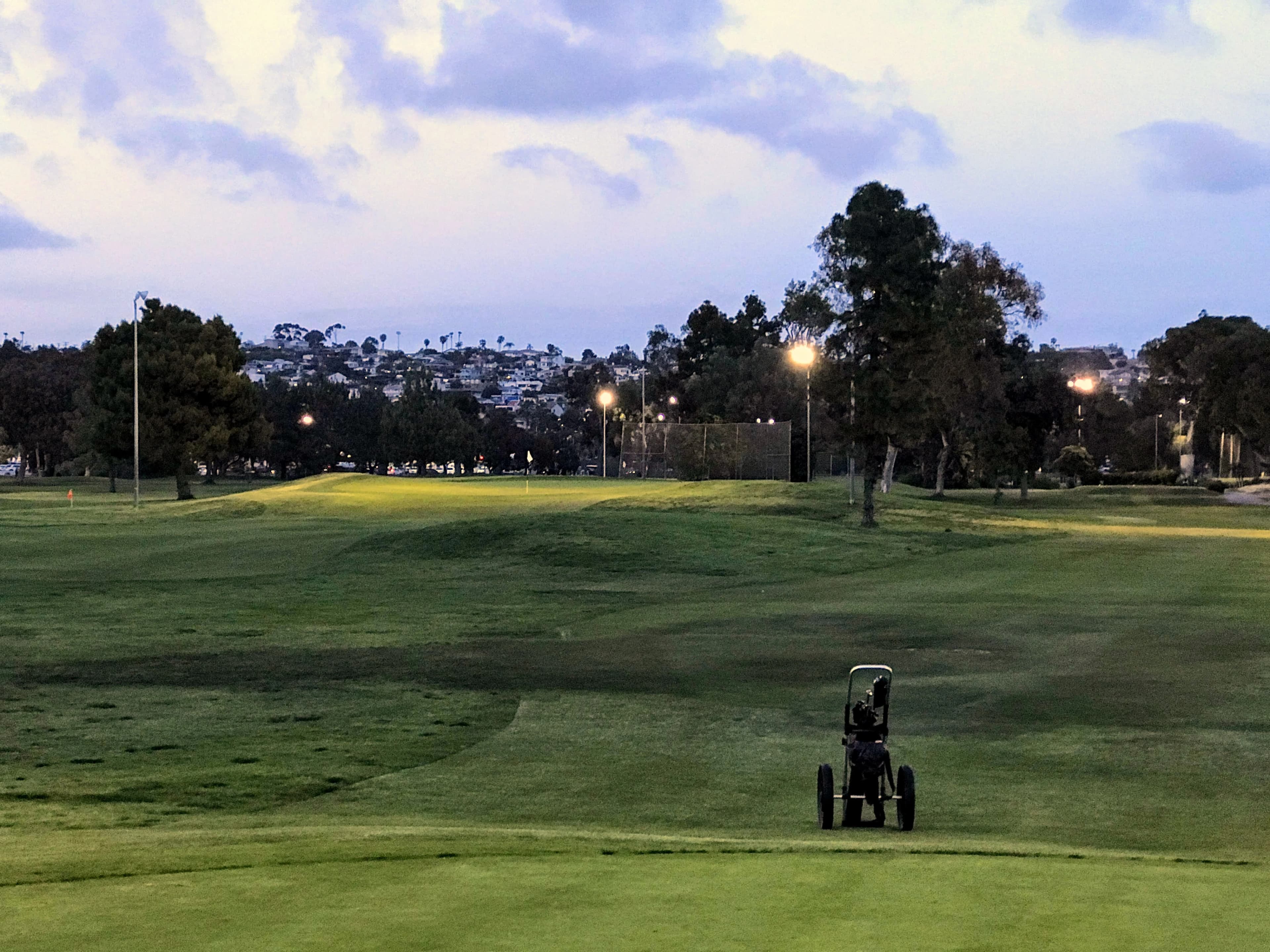 Mission Bay Disc Golf A in San Diego, California — public, 18-hole golf course, designed by Ted Robinson, Sr. (1955)