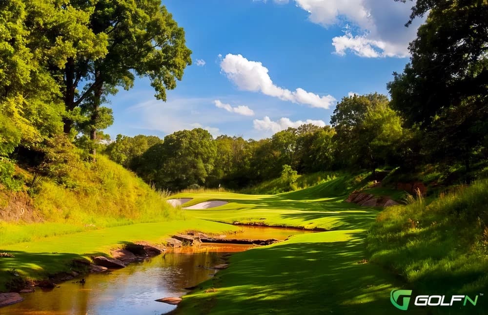 Karsten Creek Golf Club in Stillwater, Oklahoma — semi-private, 18-hole golf course, designed by Tom Fazio (1994)