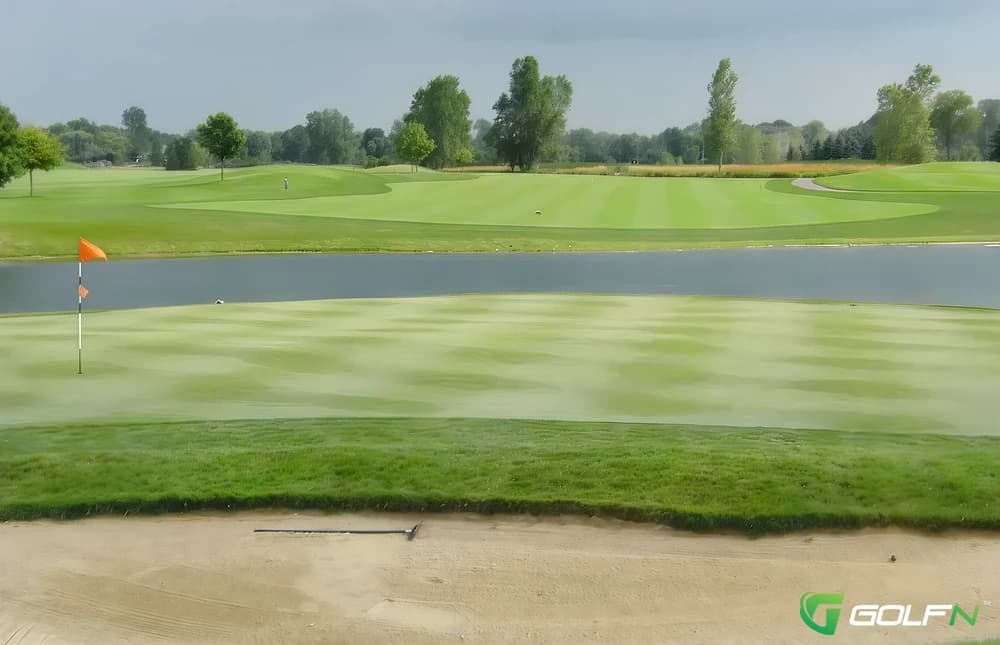 Coyote Golf Club in New Hudson, Michigan — public, 18-hole golf course, designed by Scott Thacker (1999)