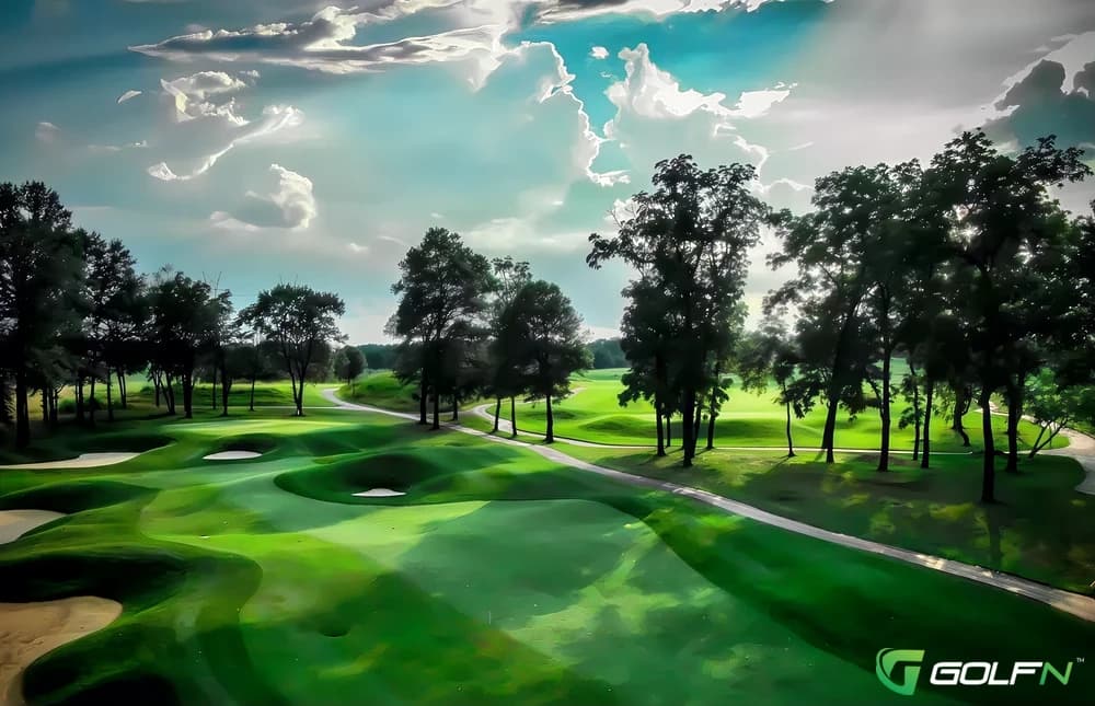 Blue Mash Golf Club in Laytonsville, Maryland — semi-private, 18-hole golf course, designed by Arthur Hills (2001)