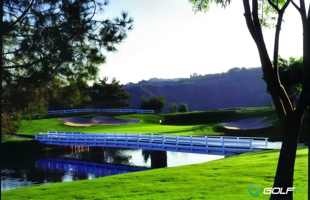 Lake - Mountaingate Country Club in Los Angeles, California — private, 27-hole golf course, designed by Ted Robinson, Sr.