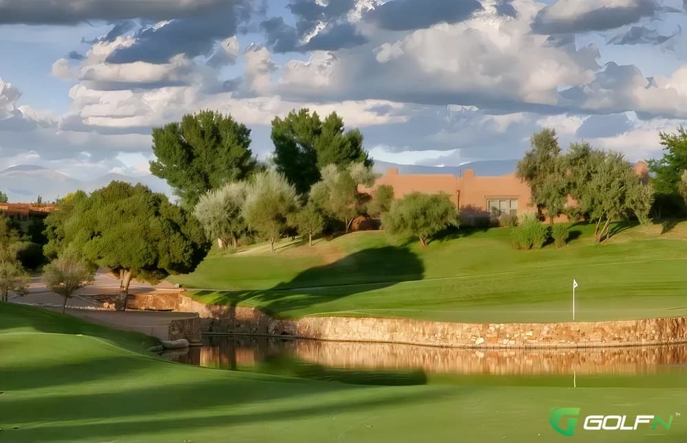 Sunrise - Club At Las Campanas in Santa Fe, New Mexico — private, 36-hole golf course, designed by Jack Nicklaus (2000)