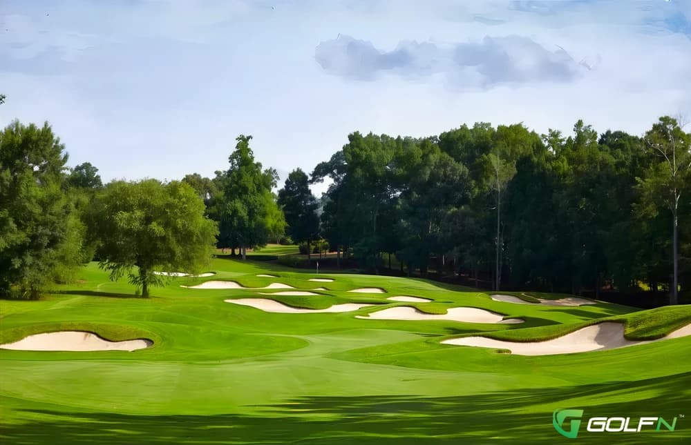 Creek - Eagles Landing Country Club in Stockbridge, Georgia — private, 27-hole golf course, designed by Tom Fazio (1989)