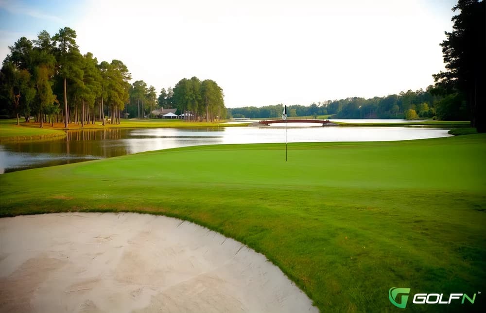 Macgregor Downs Country Club in Cary, North Carolina — private, 18-hole golf course, designed by Willard Byrd (1967)