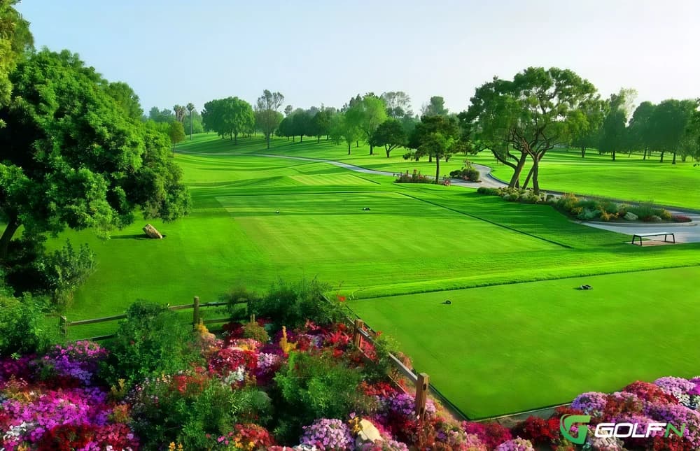 Lake - Los Coyotes Country Club in Buena Park, California — private, 27-hole golf course, designed by William F. Bell (1957)