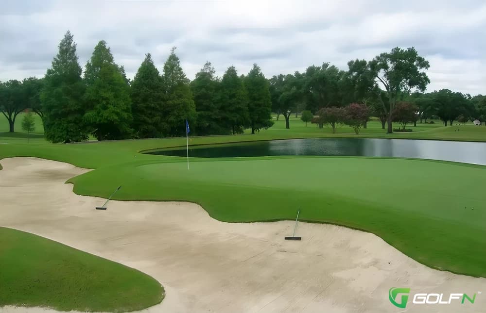 Baton Rouge Country Club in Baton Rouge, Louisiana — private, 18-hole golf course, designed by Bert Stamps