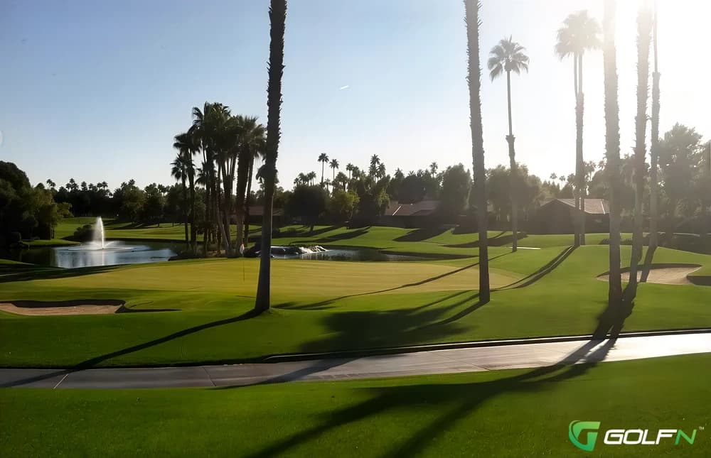 South - The Lakes Country Club in Palm Desert, California — private, 27-hole golf course, designed by Ted Robinson, Sr. (1983)