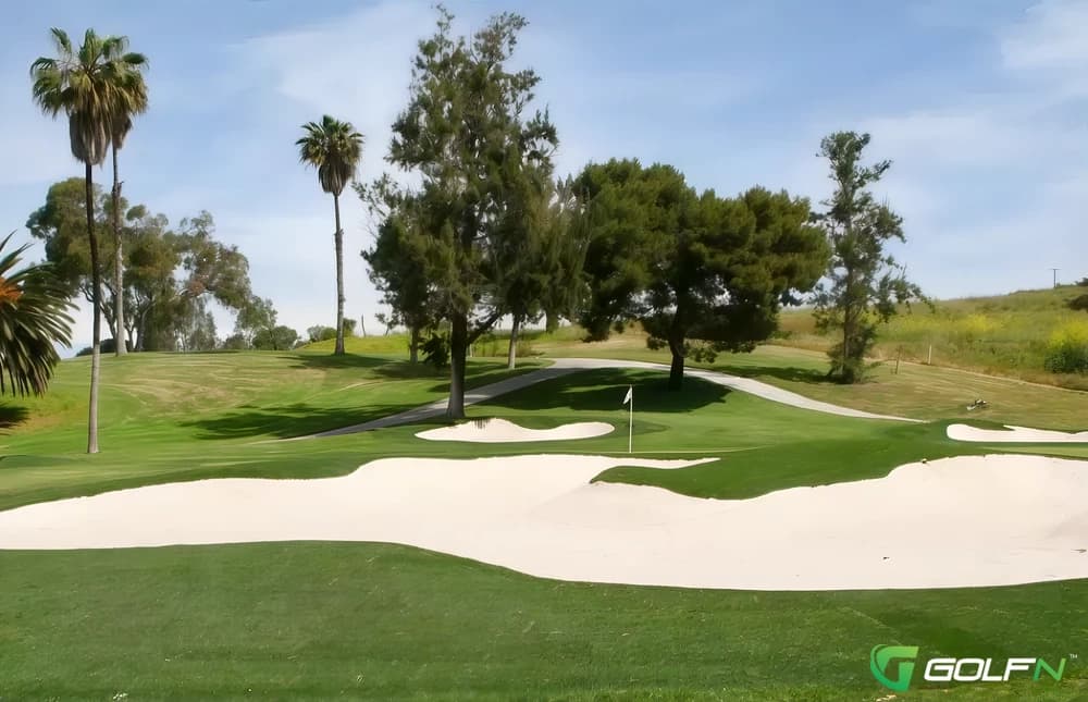 18 Hole-Marine Memorial Golf Course in Camp Pendleton, California — private, 18-hole golf course, designed by William P. Bell (1948)