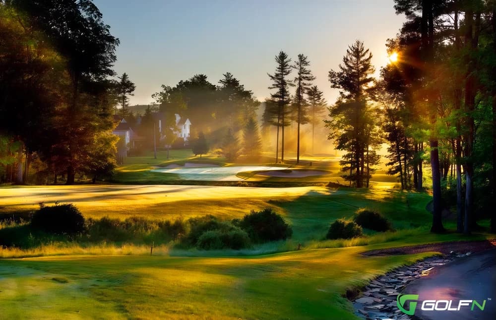 Woodloch Springs Country Club in Hawley, Pennsylvania — resort, 18-hole golf course, designed by Rocky Roquemore (1992)