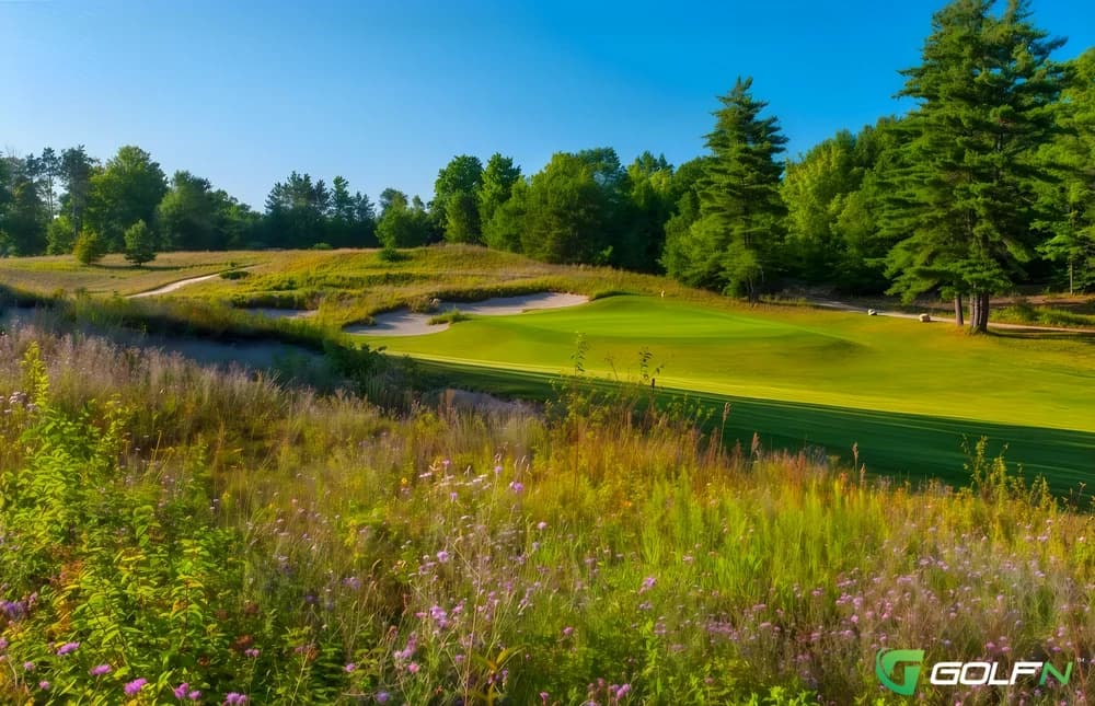 Kingsley Club in Kingsley, Michigan — private, 18-hole golf course, designed by Mike DeVries (2001)