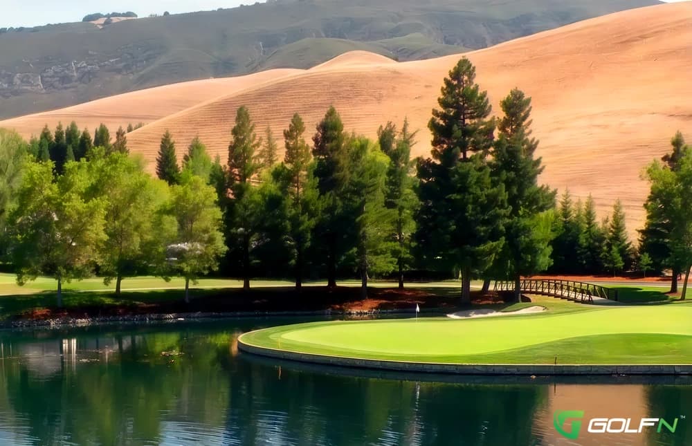 Falls - Blackhawk Country Club in Danville, California — private, 36-hole golf course, designed by Ted Robinson, Sr. (1986)
