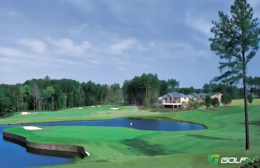 Brier Creek Country Club in Raleigh, North Carolina — private, 18-hole golf course, designed by Arnold Palmer (2000)
