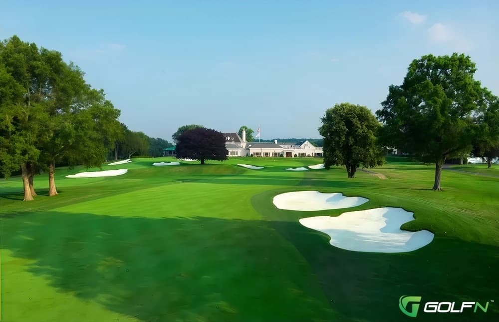 Fresh Meadow Country Club in Lake Success, New York — private, 18-hole golf course, designed by C. H. Alison (1925)