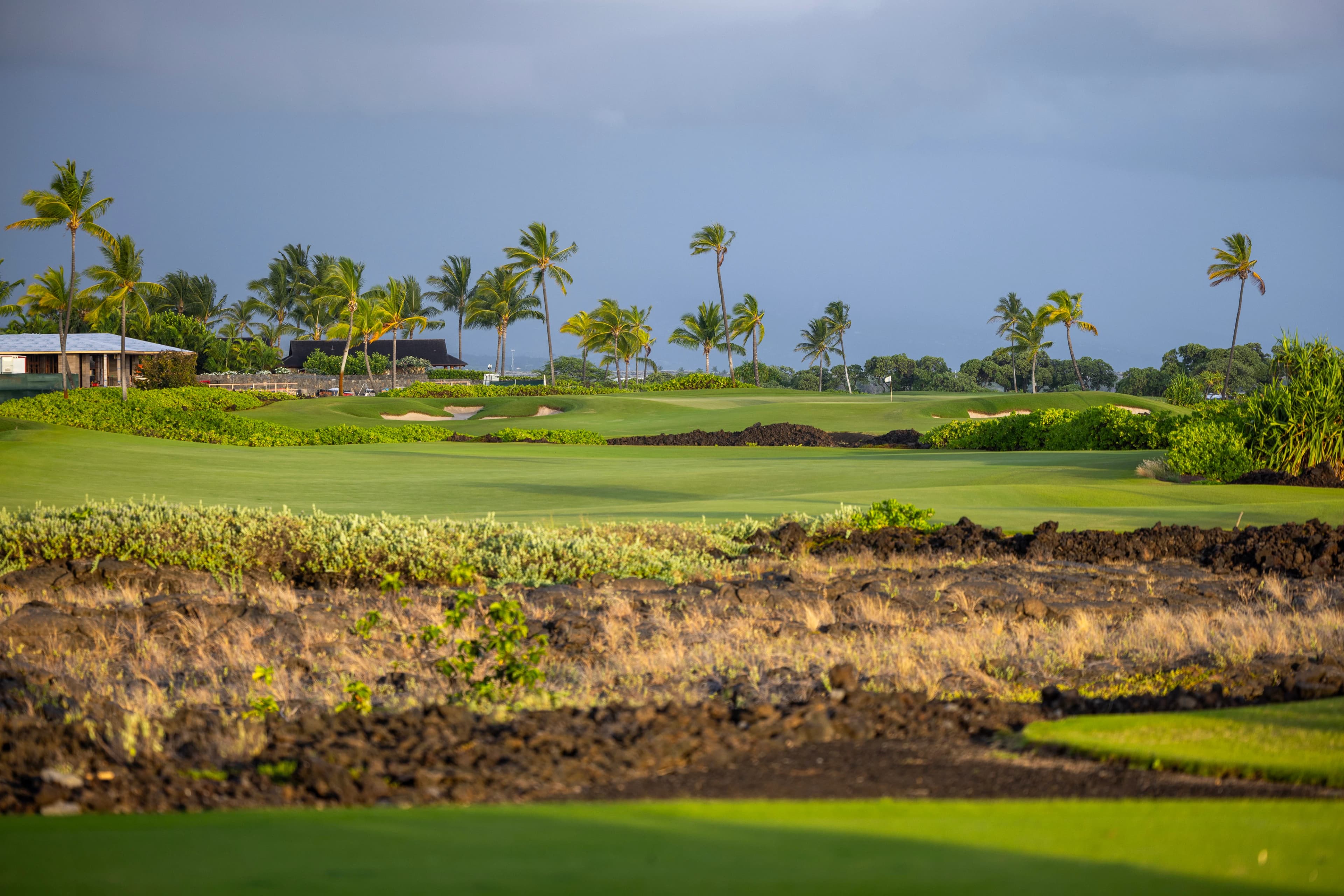 Kohanaiki Golf in Kailua, Hawaii — private, 18-hole golf course, designed by Rees Jones (2013)