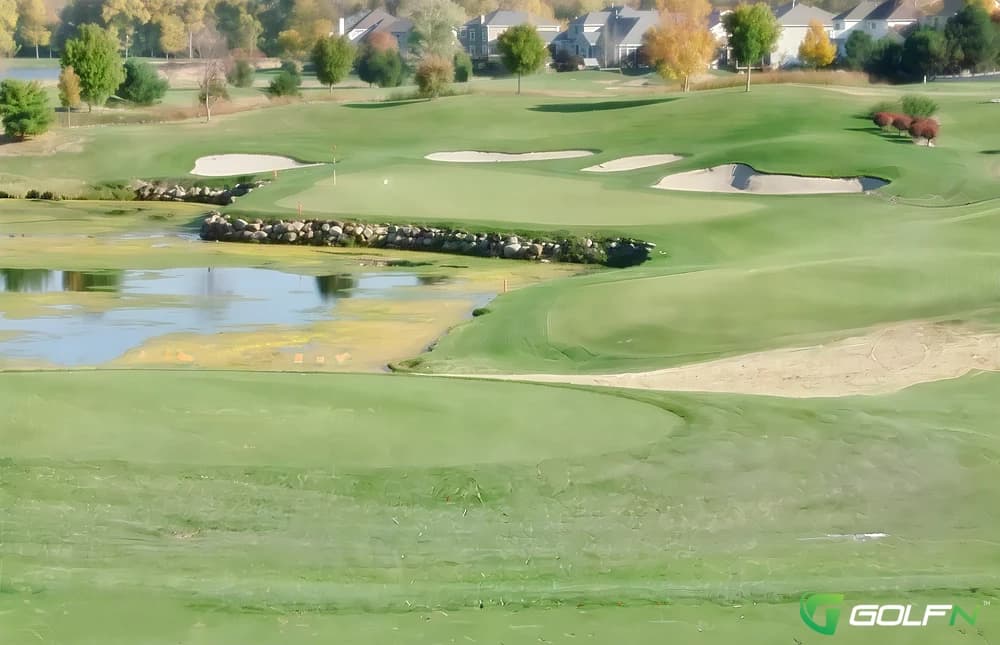 Den At Fox Creek in Bloomington, Illinois — public, 18-hole golf course, designed by Arnold Palmer (1997)