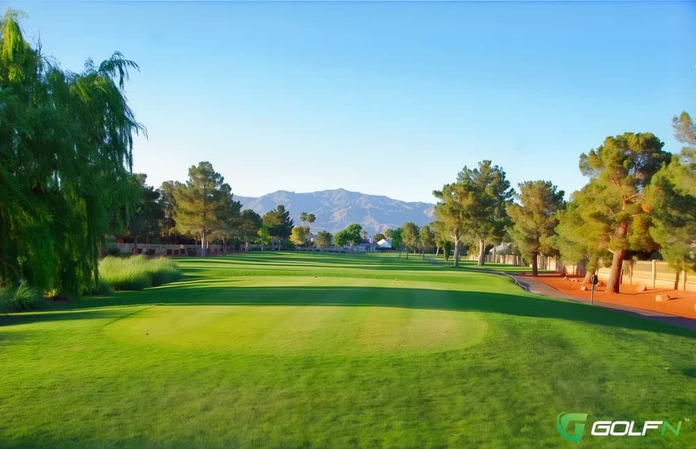 Los Prados Golf Course in Las Vegas, Nevada — semi-private, 18-hole golf course, designed by Jeff Hardin (1987)
