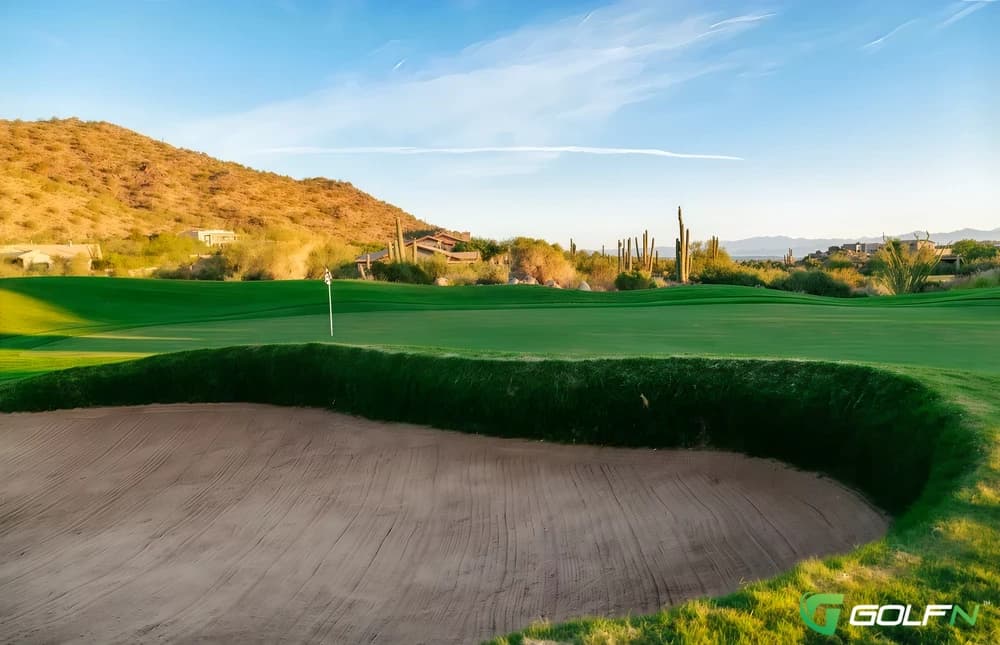 Sunridge Canyon Golf Club in Fountain Hills, Arizona — public, 18-hole golf course, designed by The SunRidge Canyon Golf Club's signature hole is the 17th, and it is unique, giving golfers the option of shooting a 209-yard, par 3 over a box canyon today and then going for a 152-yard par 3 from an elevated tee tomorrow. Foster discovered the elevated-tee opportunity during a tour of the golf course while it was being constructed and added the Canyon set of tees right then. The vistas he knew golfers would get were enough to convince Foster to set up the second set of tees.