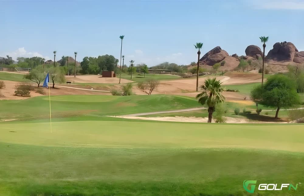 Grass Clippings At Rolling Hills in Tempe, Arizona — public, 18-hole golf course, designed by Milton Coggins