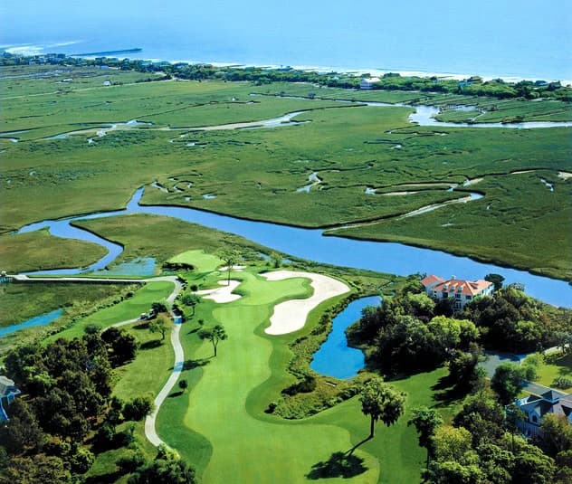 Pawleys Plantation Golf & Country Club in Pawleys Island, South Carolina — semi-private, 18-hole golf course, designed by Jack Nicklaus (1988)