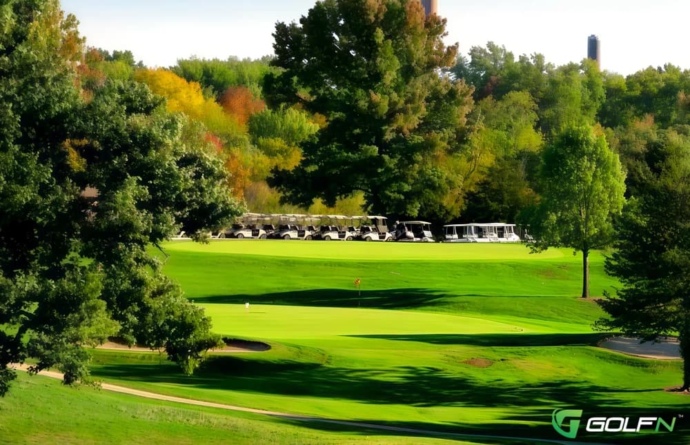 A. L. Gustin Golf Course in Columbia, Missouri — public, 18-hole golf course, designed by Floyd Farley