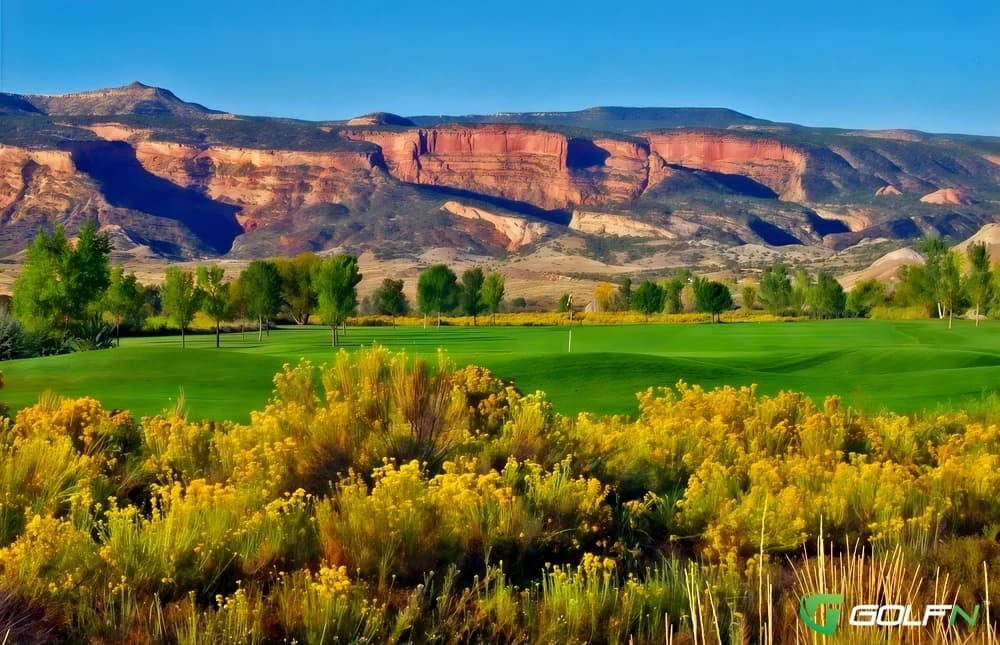 Monument - Adobe Creek National Golf Course in Fruita, Colorado — public, 27-hole golf course, designed by Ned Wilson