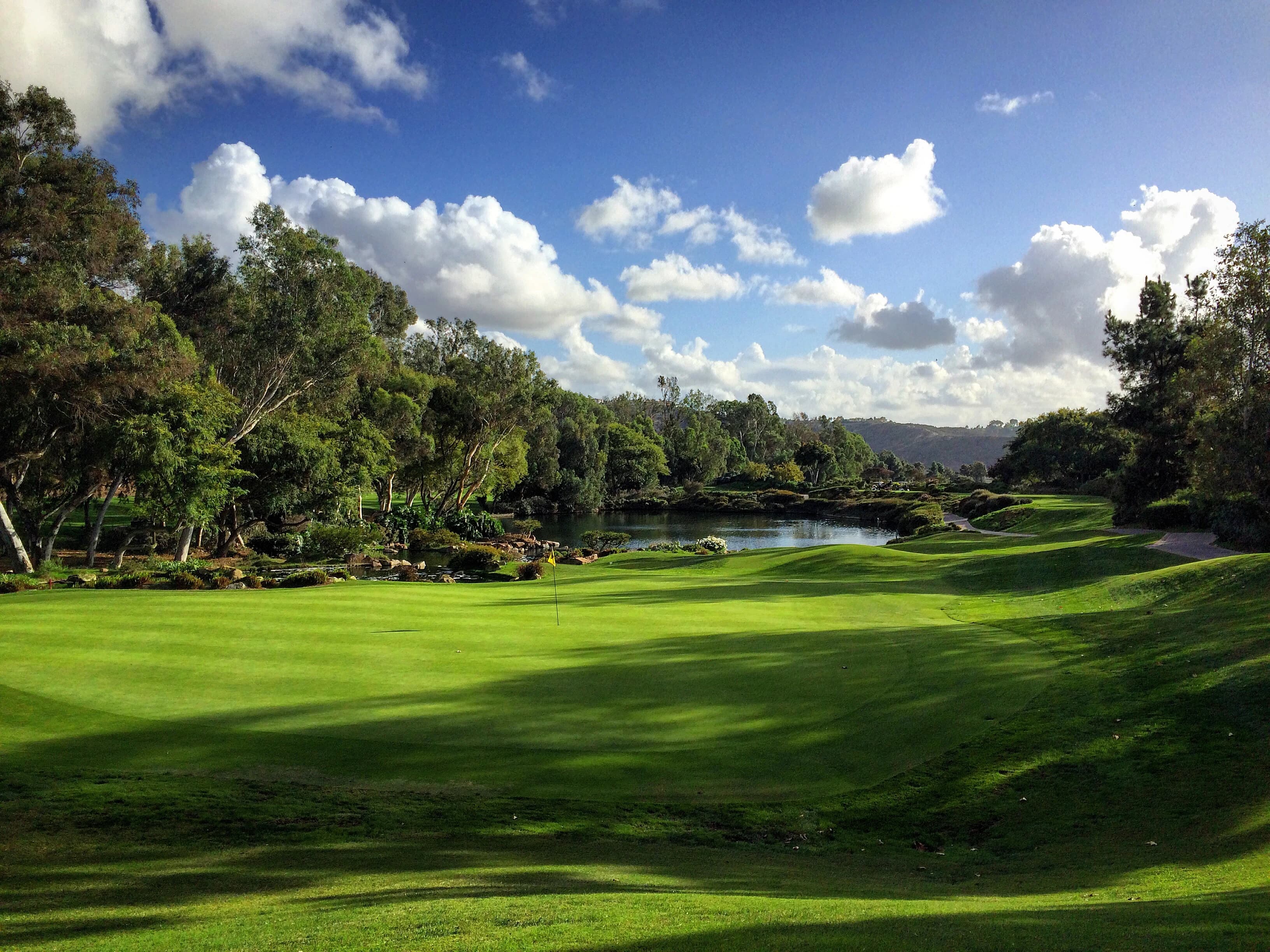 Aviara Golf Club in Carlsbad, California — resort, 18-hole golf course, designed by Arnold Palmer (1991)
