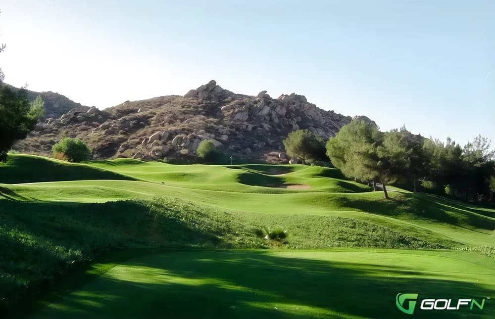 Rancho Del Sol Golf Club in Moreno Valley, California — public, 18-hole golf course, designed by Pete Dye (1988)