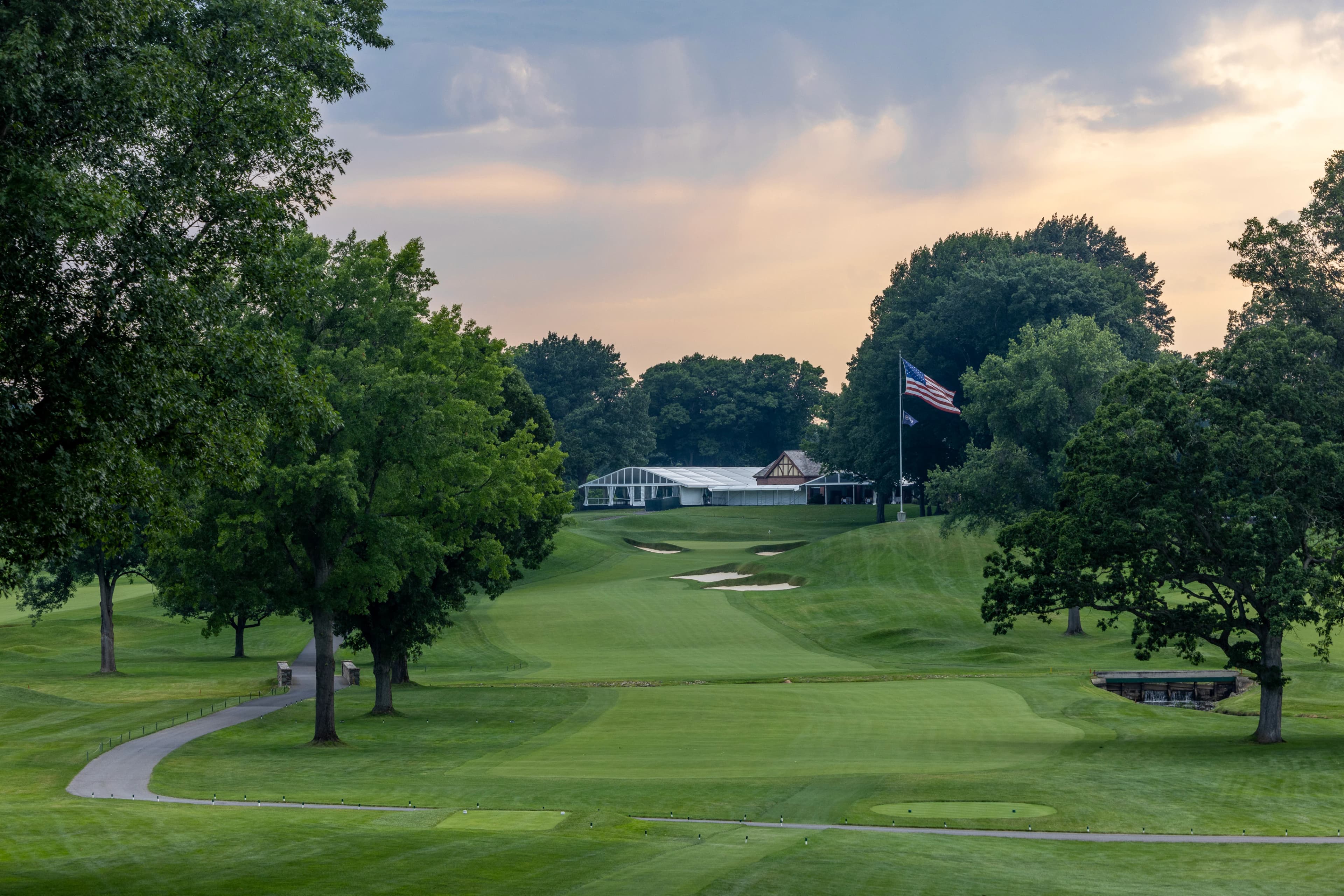 East - Oak Hill Country Club in Rochester, New York — private, 36-hole golf course, designed by Donald Ross (1926)