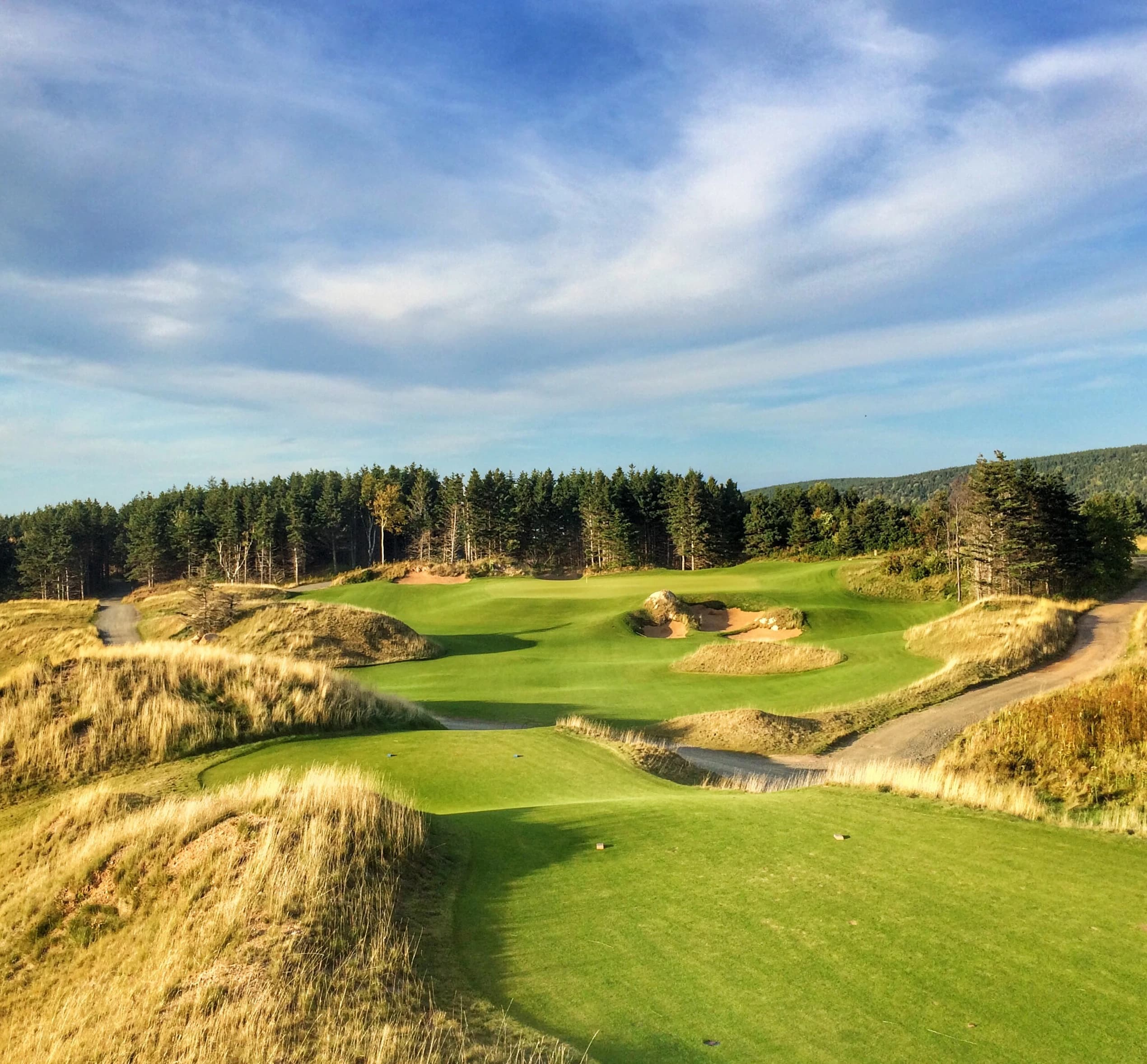 Cabot Links (Cliffs Course) in Inverness, Nova Scotia — resort, 18-hole golf course, designed by Rod Whitman (2012)