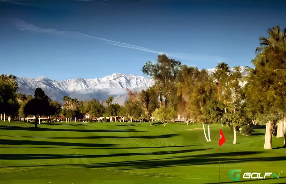 Woodhaven Country Club in Palm Desert, California — semi-private, 18-hole golf course, designed by Harold Heers