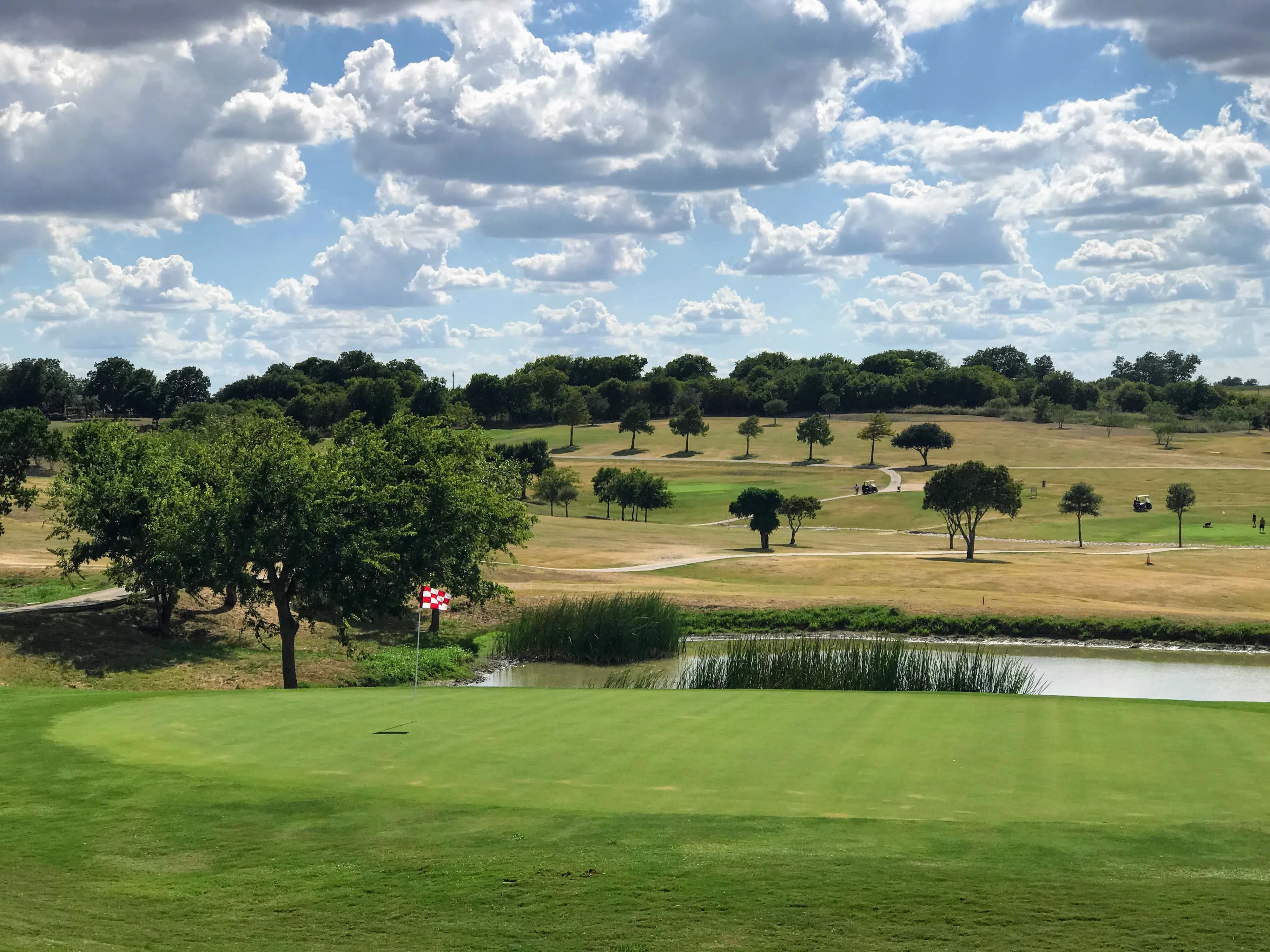 Mustang Creek Golf Course in Taylor, Texas — semi-private, 9-hole golf course, designed by Dale Cummings