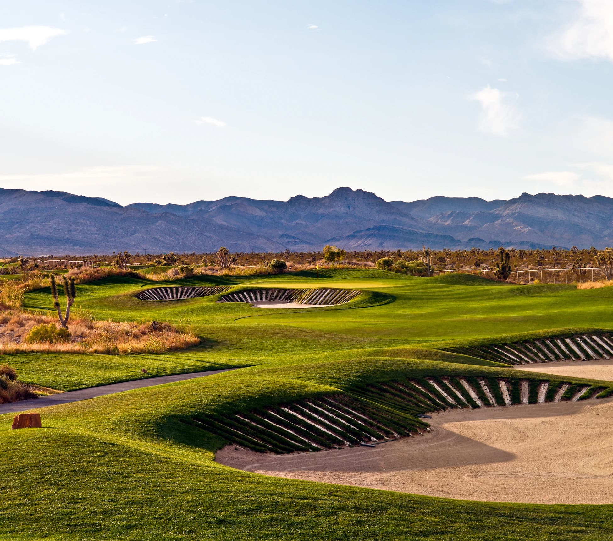 Mountain - Red Rock Country Club in Las Vegas, Nevada — private, 36-hole golf course, designed by Arnold Palmer (1999)