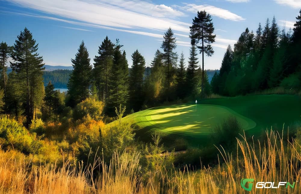 Golf Club At Black Rock in Coeur d Alene, Idaho — private, 18-hole golf course, designed by Jim Engh (2003)