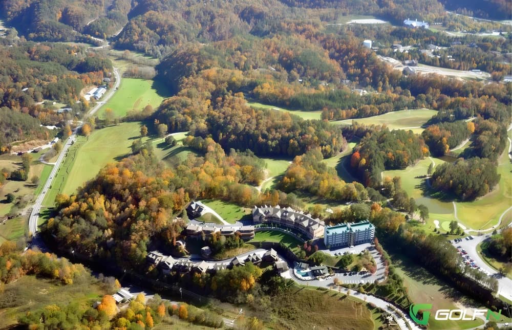 Gatlinburg Municipal Golf Course in Pigeon Forge, Tennessee — public, 18-hole golf course, designed by William Langford (1955)
