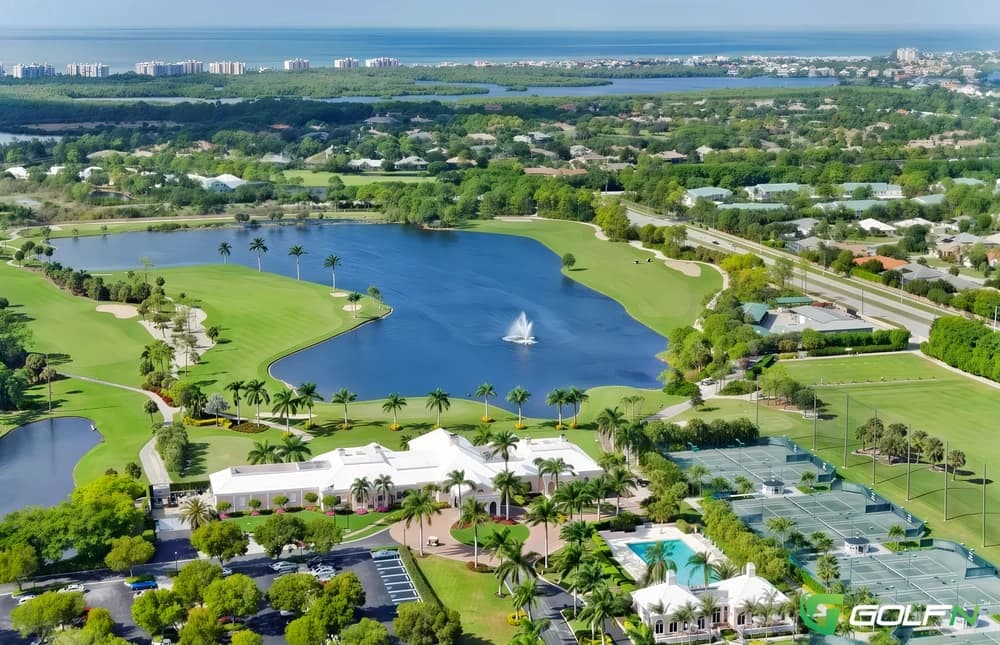 Audubon Country Club in Naples, Florida — private, 18-hole golf course, designed by Joe Lee (1989)