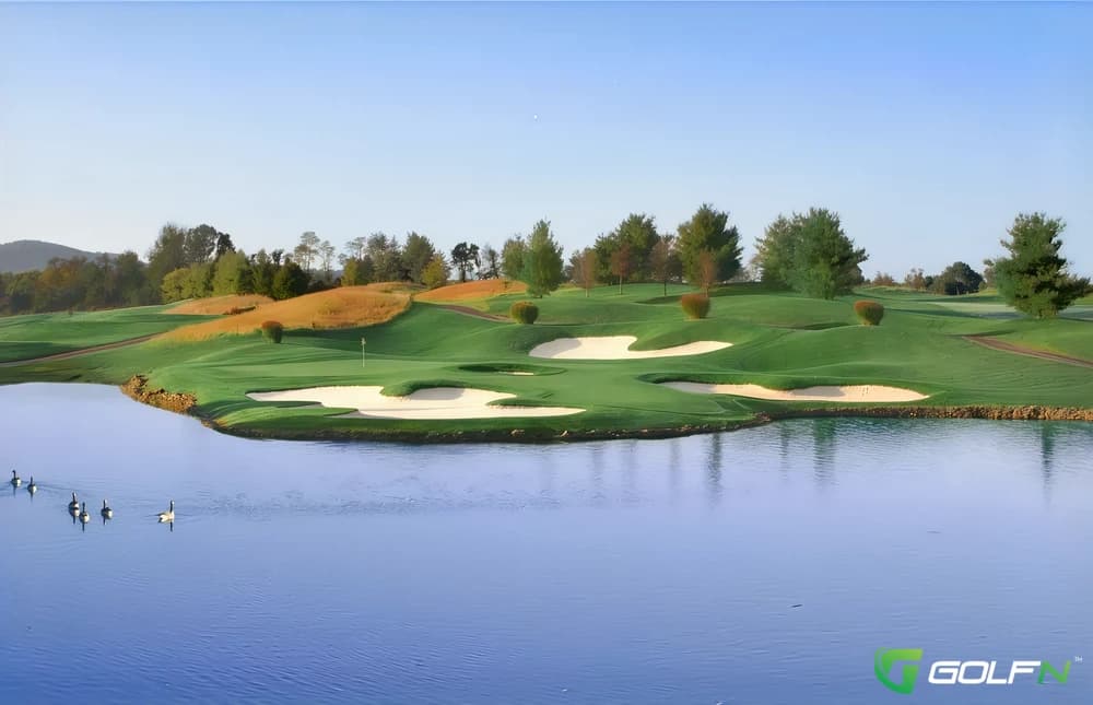 Worthington Manor Golf Club in Urbana, Maryland — public, 18-hole golf course, designed by Ault, Clark & Associates (1998)