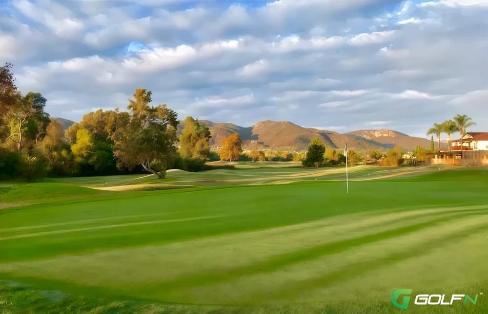 Carlton Oaks in Santee, California — public, 18-hole golf course, designed by William W. Mast (1958)