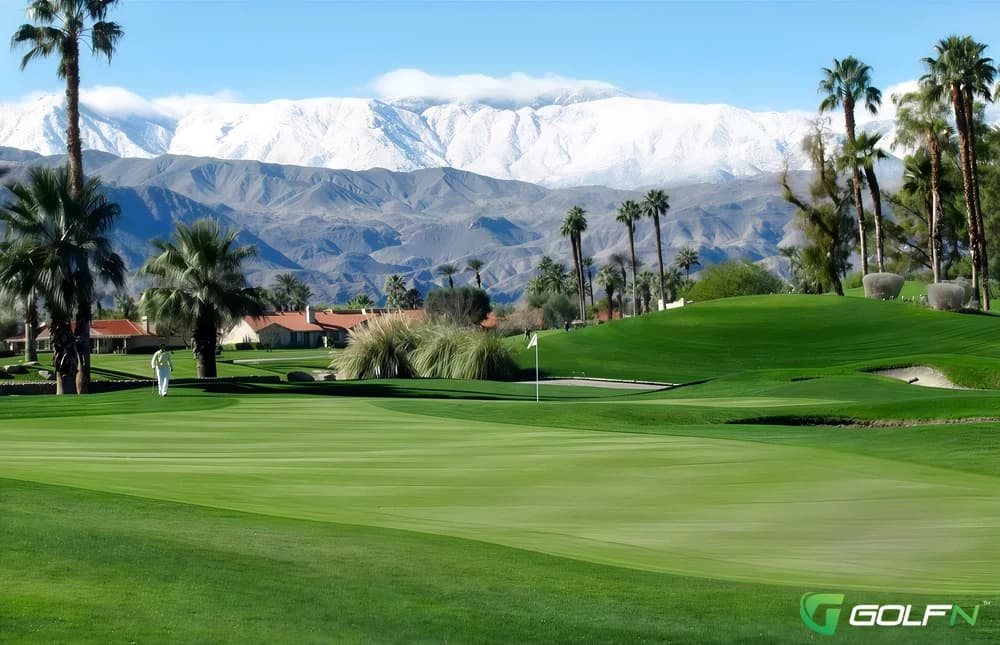 Desert Falls Country Club in Palm Desert, California — semi-private, 18-hole golf course, designed by Ron Fream (1984)