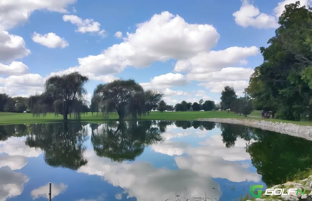 Deer Creek Golf Club in Clayton, Indiana — public, 18-hole golf course, designed by John E.