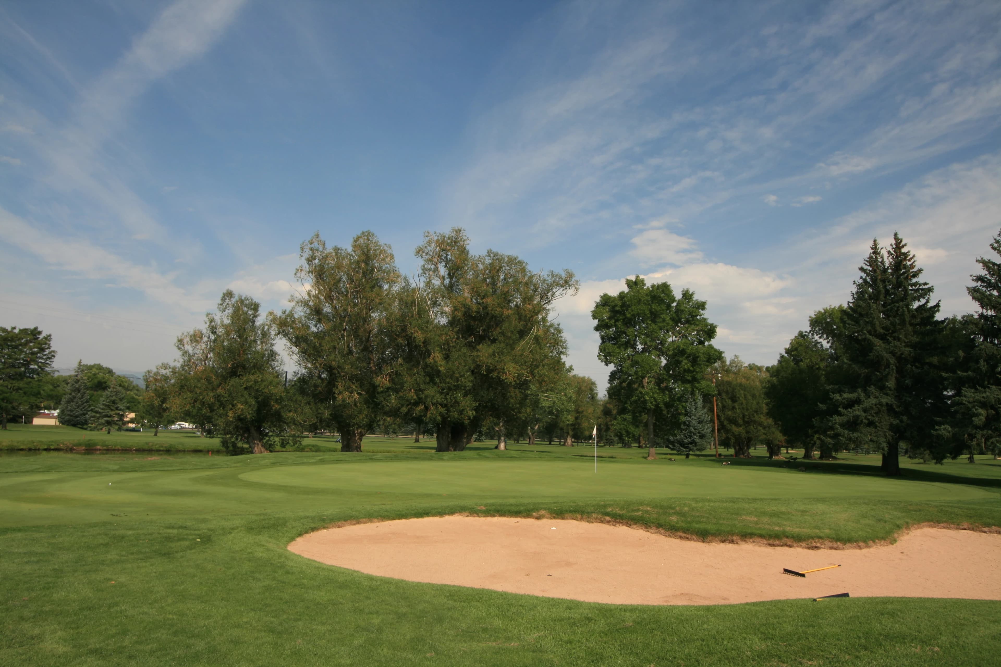 Flatirons Golf Course in Boulder, Colorado — public, 18-hole golf course, designed by Robert B. Harris