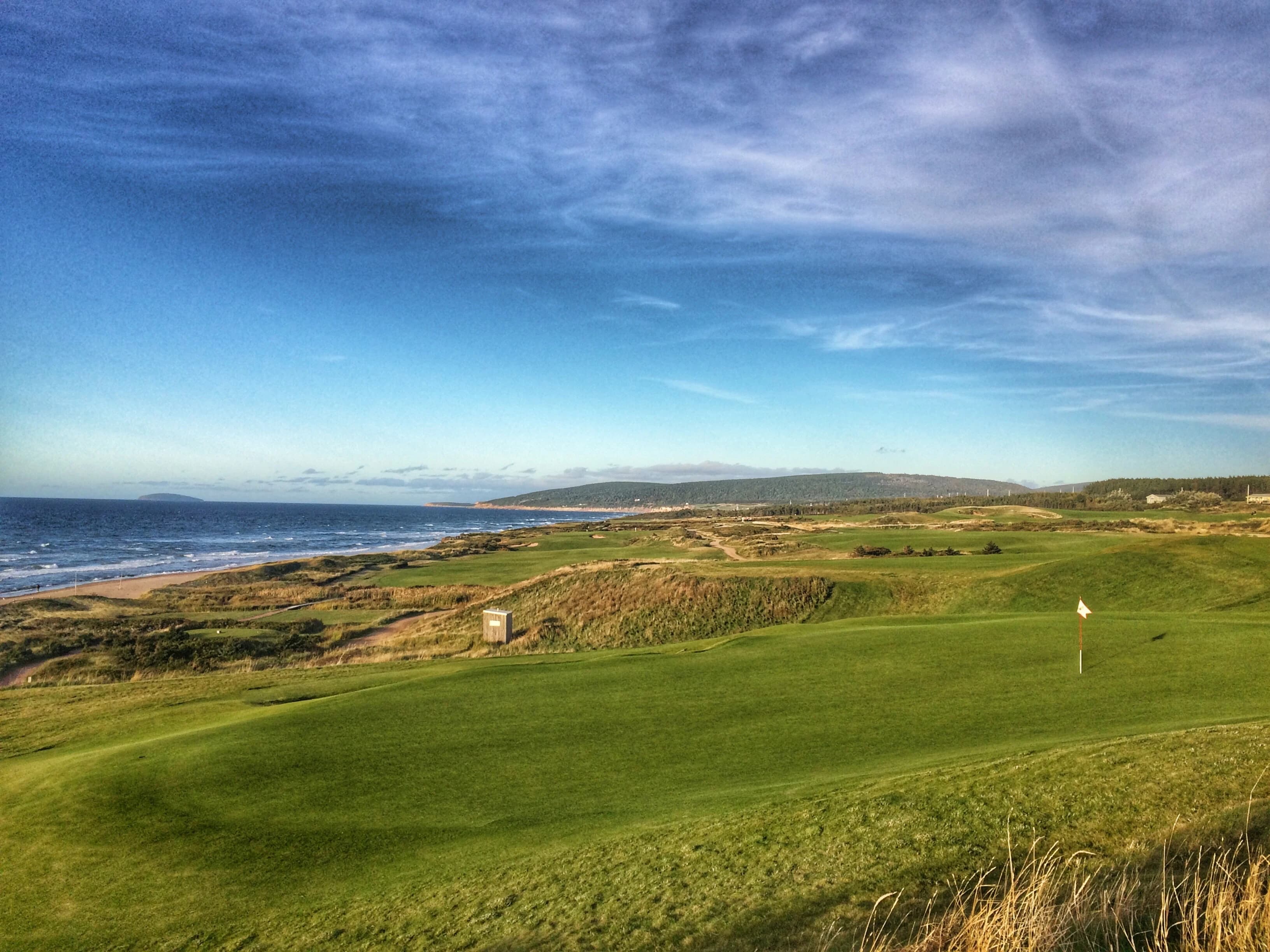 Cabot Links in Inverness, Nova Scotia — resort, 18-hole golf course, designed by Rod Whitman (2012)