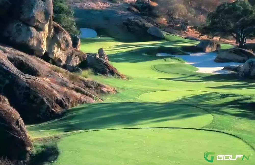 Golf Club At Boulder Ridge in San Jose, California — private, 18-hole golf course, designed by Brad Benz (2001)