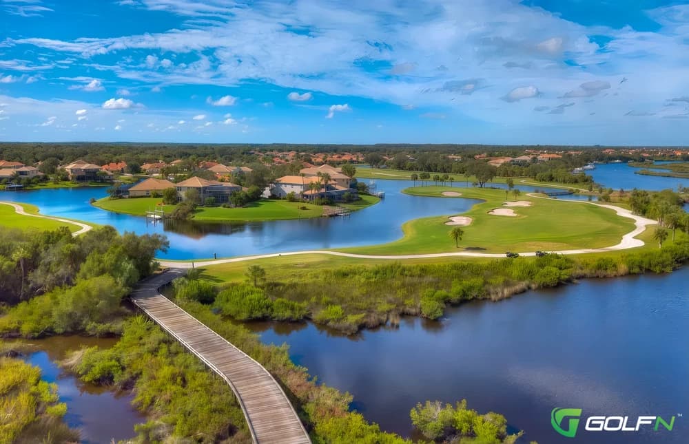 Waterlefe Golf And River Club in Bradenton, Florida — public, 18-hole golf course, designed by Ted McAnlis (2000)