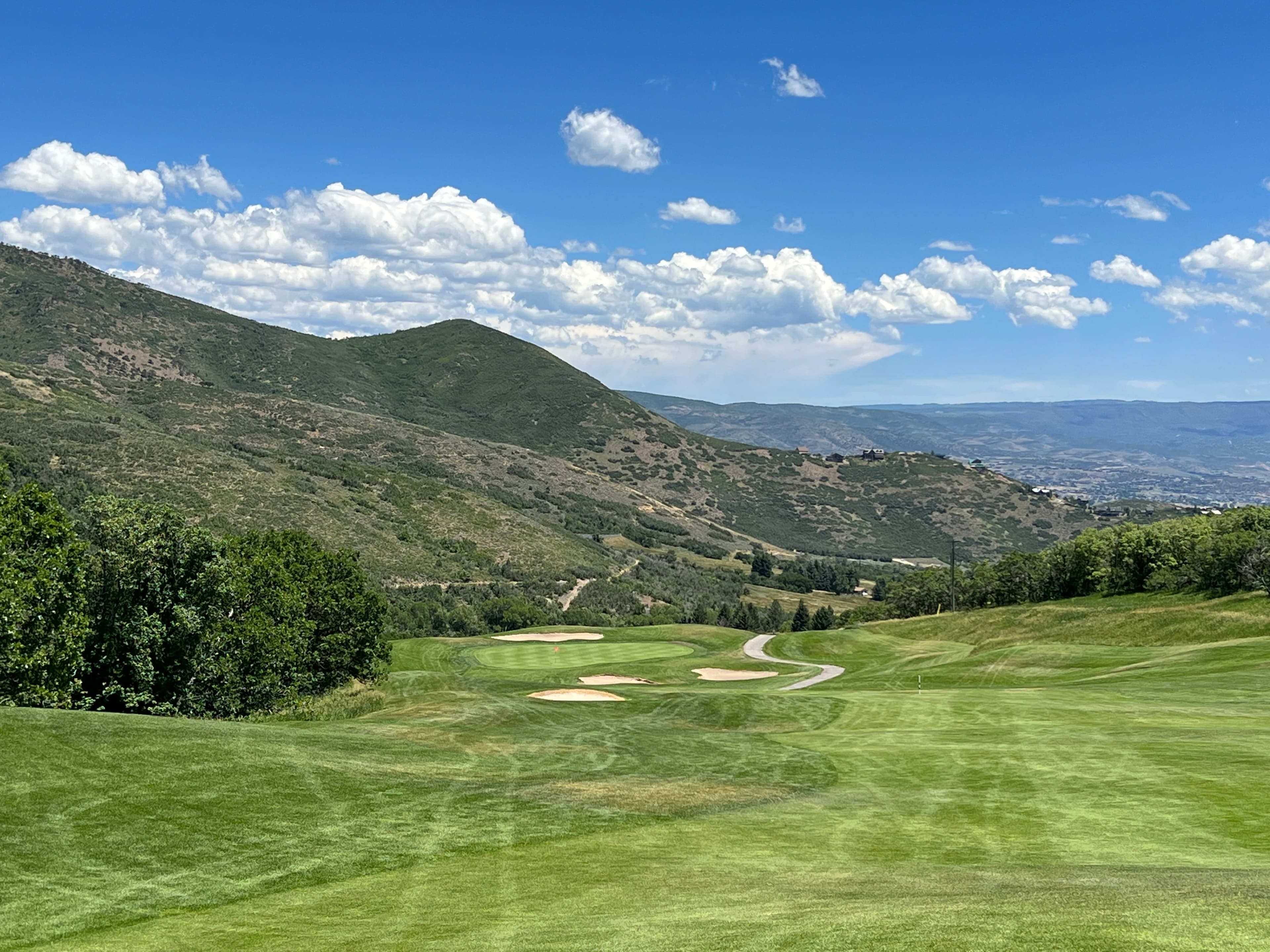 Mountain - Wasatch Mountain State Park in Midway, Utah — public, 36-hole golf course, designed by William Howard Neff (1973)