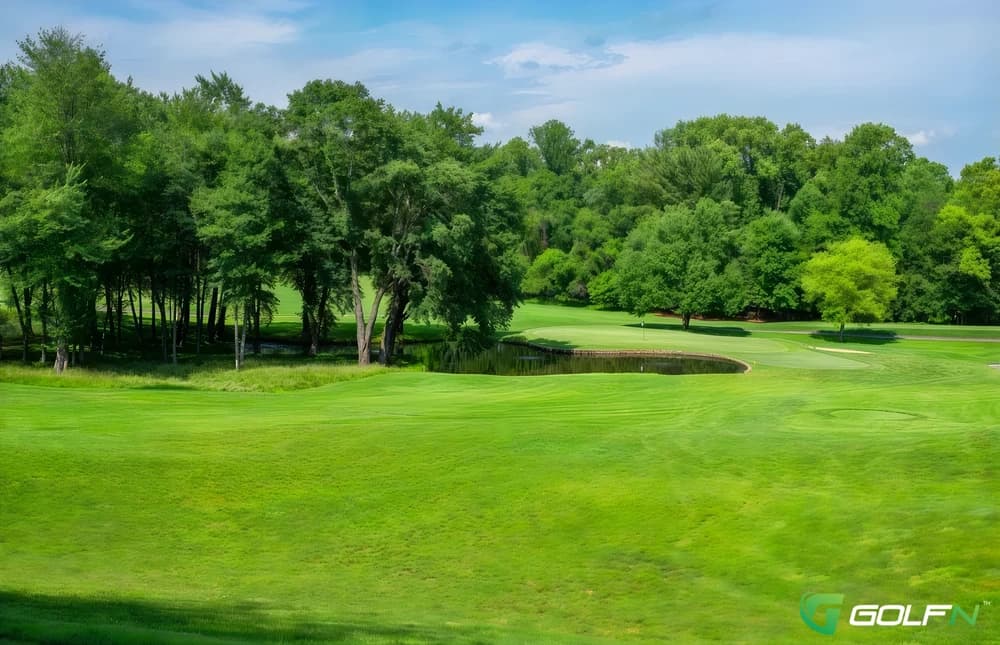 South - Woodmont Country Club in Rockville, Maryland — private, 36-hole golf course, designed by Alfred H. Tull (1950)