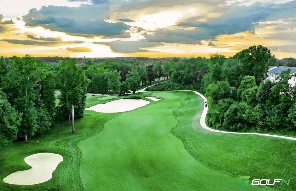 Oak Creek Club in Upper Marlboro, Maryland — private, 18-hole golf course, designed by Ault, Clark & Associates (2007)