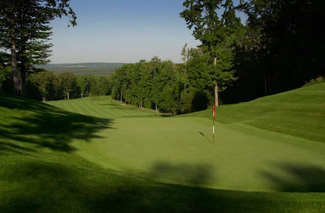 Signature - Treetops Resort in Gaylord, Michigan — resort, 36-hole golf course, designed by Robert Trent Jones, Sr. (1987)